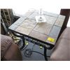 Image 2 : 3 PC TILE INLAID COFFEE AND END TABLE SET