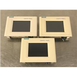 (3) SIEMENS 6AV6 545-0BC15-2AX0 OPERATOR TOUCH PANEL