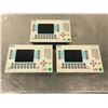 Image 1 : (3) SIEMENS 6AV3627-1LK00-1AX0 OPERATOR TOUCH PANEL