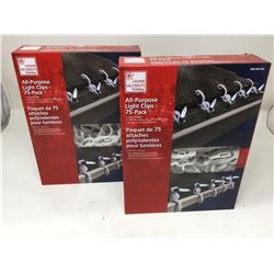All Purpose Light Clips (2 x 75)