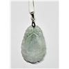 Image 2 : Jadeite Pendant With Sterling Silver Chain, Retail $300