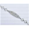 Image 2 : Sterling Silver Cubic Zirconia Bracelet, Retail $300