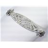 Image 3 : Sterling Silver Cubic Zirconia Bracelet, Retail $300
