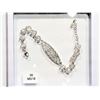 Image 4 : Sterling Silver Cubic Zirconia Bracelet, Retail $300