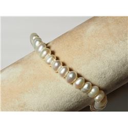 F.W. Pearl Flexible Size Bracelet. Approx Retail $100