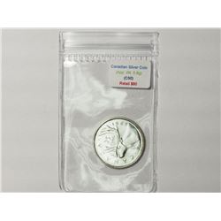 Sterling Silver Canadian Silver Coin(approx.WT 5.8g). Approx Retail $60