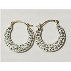 10KT CZ Earrings. Approx Retail $300