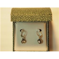 Sterling Silver CZ Earrings. Approx Retail $160