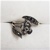 Image 1 : Sterling Silver Marcasite Ring (~Size 6) (~weight 3g), Suggested Retail Value $120