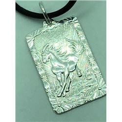 Sterling Silver Horse Necklace (~weight 2.5g), Suggested Retail Value $100