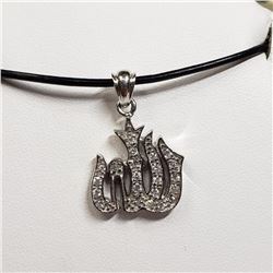 Sterling Silver Cubic Zirconia Necklace (~weight 5g), Suggested Retail Value $160