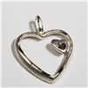 Image 1 : Sterling Silver Heart Pendant