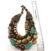 Image 2 : GORGEOUS VINTAGE EARTH TONED AFRICAN STYLE