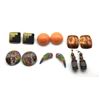 Image 1 : 6-PAIRS OF 80s STYLE EARRINGS-ANIMAL-WOOD