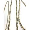 Image 1 : 3-SILVER/GOLD TONED BRAIDED NECKLACES