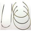 Image 1 : 4-FASHION NECKLACES: (3)SILVER TONED & (1)GOLD
