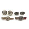 Image 1 : 2-SETS! MENS CUFF LINKS AND MATCHING TIE CLIP