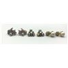 Image 1 : 3-PAIRS OF VINTAGE RHINESTONE CLIP ON EARRINGS