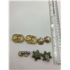 Image 2 : 4-VINTAGE CLIP ON EARRINGS: (1)CORO FLOWER