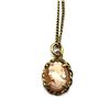 Image 1 : 12K GOLD FILLED CAMEO NECKLACE