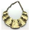 Image 7 : 2-VINTAGE GOLD/COPPER TONED PANEL CHUNKY