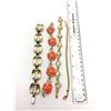 Image 3 : 4-GOLD TONED VINTAGE BRACELETS (1)AVON