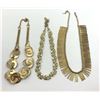Image 3 : 3-VITNAGE GOLD TONED NECKLACE DIFF STYLES: