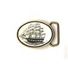 Image 1 : VINTAGE SOLID BRASS MENS BELT BUCKLE