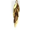Image 2 : 5-PAIRS OF GOLD TONE PIERCED EARRINGS