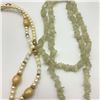 Image 3 : 4-VINTAGE BEADED NECKLACES (1)MARKED 1928