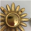Image 5 : 3-VINTAGE FLOWER BROOCHES: (1)SARAH COV
