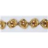 Image 3 : 7 INCH 12K GOLD FILLED PANEL BRACELET WITH