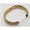 Image 3 : GORGEOUS GOLD TONED STERLING HINGED BANGLE