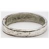 Image 3 : VINTAGE STERLING HIGNED BRACELET WITH ABILONE