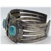 Image 2 : VINTAGE SPLIT SHANK CUFF BRACELET WITH JAPANESE