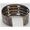 Image 3 : VINTAGE SPLIT SHANK CUFF BRACELET WITH JAPANESE