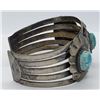 Image 4 : VINTAGE SPLIT SHANK CUFF BRACELET WITH JAPANESE
