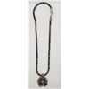 Image 1 : MILOR STERLING NECKLACE WITH FLOWER PENDANT