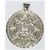 Image 1 : LOOKS NEW! STERLING CIRCULAR PENDANT WITH