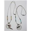 Image 1 : 2-LIQUID STERLING DREAMCATCHER NECKLACES