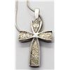 Image 4 : 2-STERLING NECKLACES WITH AMETHYST PENDANTS
