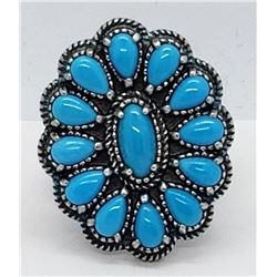 AMERICAN WEST SLEEPING BEAUTY TURQUOISE CLUSTER