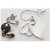 Image 3 : 4-PAIRS OF STERLING DANGLY EARRINGS