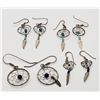 Image 2 : 4-PAIRS OF DANGLY DREAMCATCHER EARRINGS