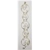 Image 1 : 7 INCH STERLING CIRCULAR PANEL BRACELET