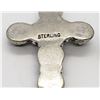 Image 4 : 2-STERLING CROSS PENDANTS WITH PINK-GREEN-