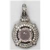 Image 1 : LARGE STERLING JUDITH RIPKA CIRCULAR PENDANT W/