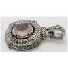Image 3 : LARGE STERLING JUDITH RIPKA CIRCULAR PENDANT W/
