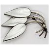 Image 1 : VINTAGE NORWAY STERLING LEAF BROOCH