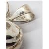 Image 6 : 3-STERLING HEART PENDANTS: (1)BLUE STONES (1)FILIG